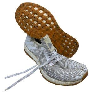 Adidas PURE BOOST X Gray White Sneakers Size 9.5